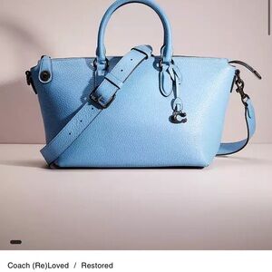 Coach bag EUC blue